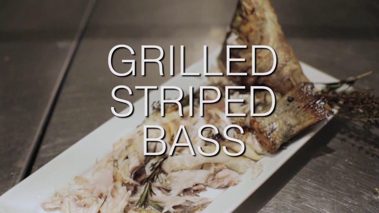 Grilled Striped Bass