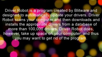 Get Rid Of Driver Robot