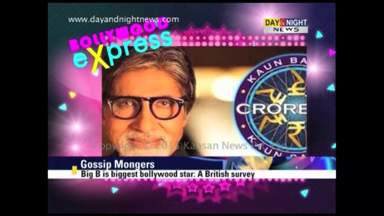 Big B is biggest bollywood star- A British survey