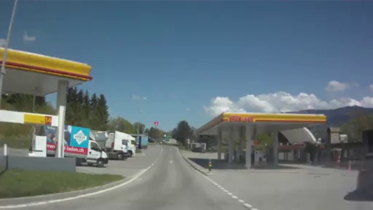 Suisse. A12, A1 (E27). Broc - Bern