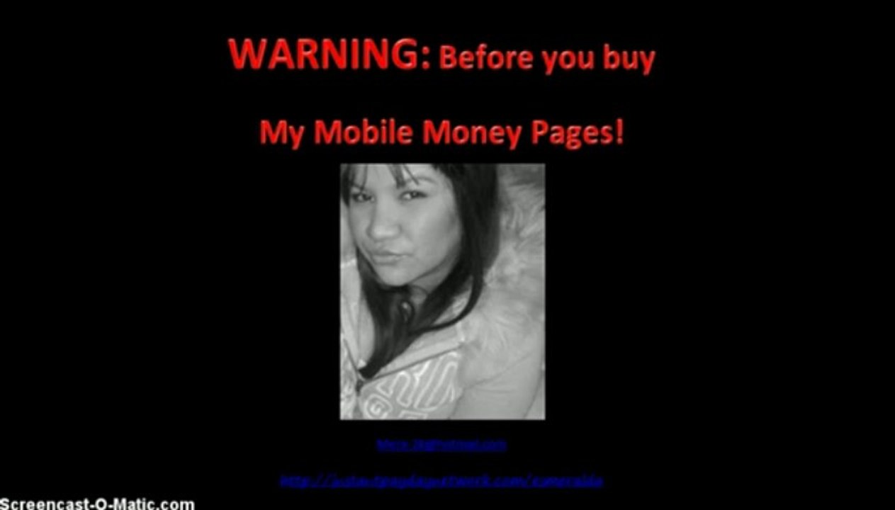 WARNING: My Mobile Money Pages - Before you buy My Mobile Money Pages !