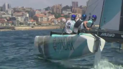 Extreme sailing in Portugal