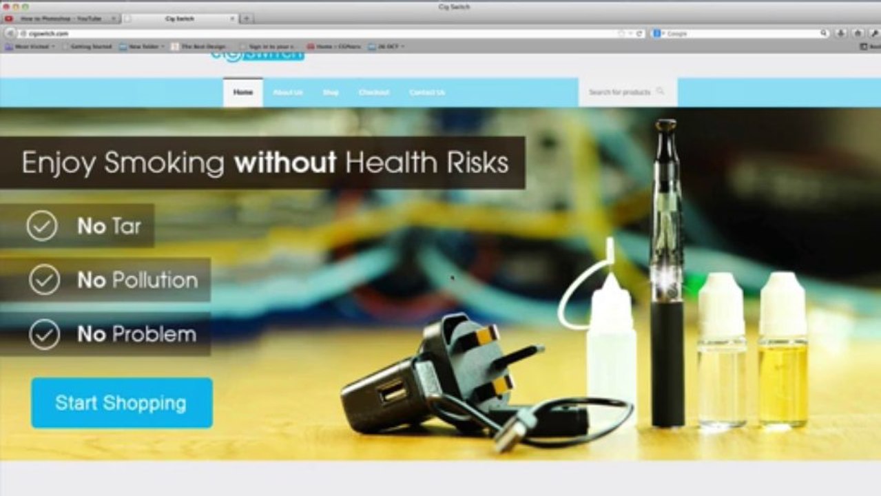 How to create web banner design in Photoshop CS6