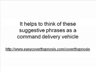 Conversational Hypnosis Tips – How to Set Up an Embedded Command