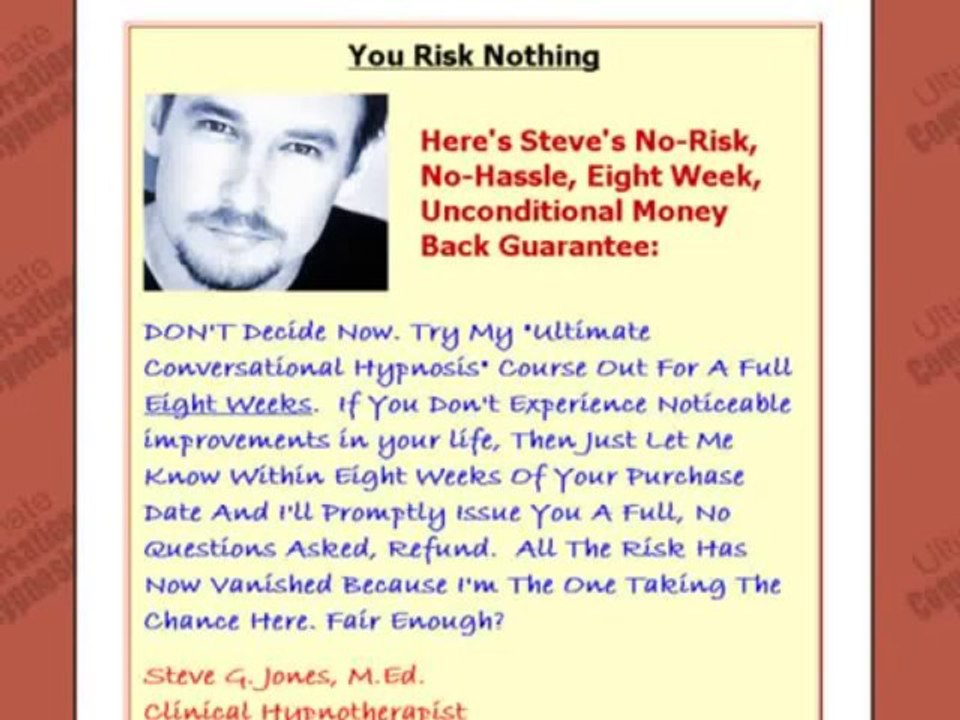 Ultimate Conversational Hypnosis - Ultimate Conversational Hypnosis review