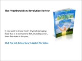 Hypothyroidism Revolution Review - Tom Brimeyer Diet Program