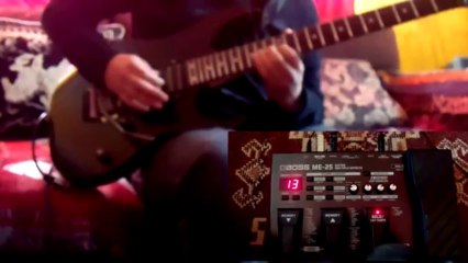 Boss Me-25  Phrase Loop - Hotel California Solo