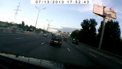 Жесткая подстава на МКАД