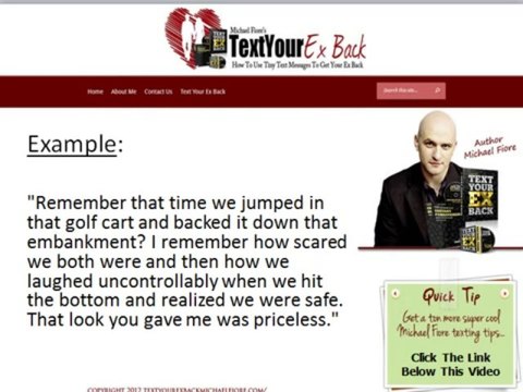 Text Your Ex Back Examples • Michael Fiore Texts