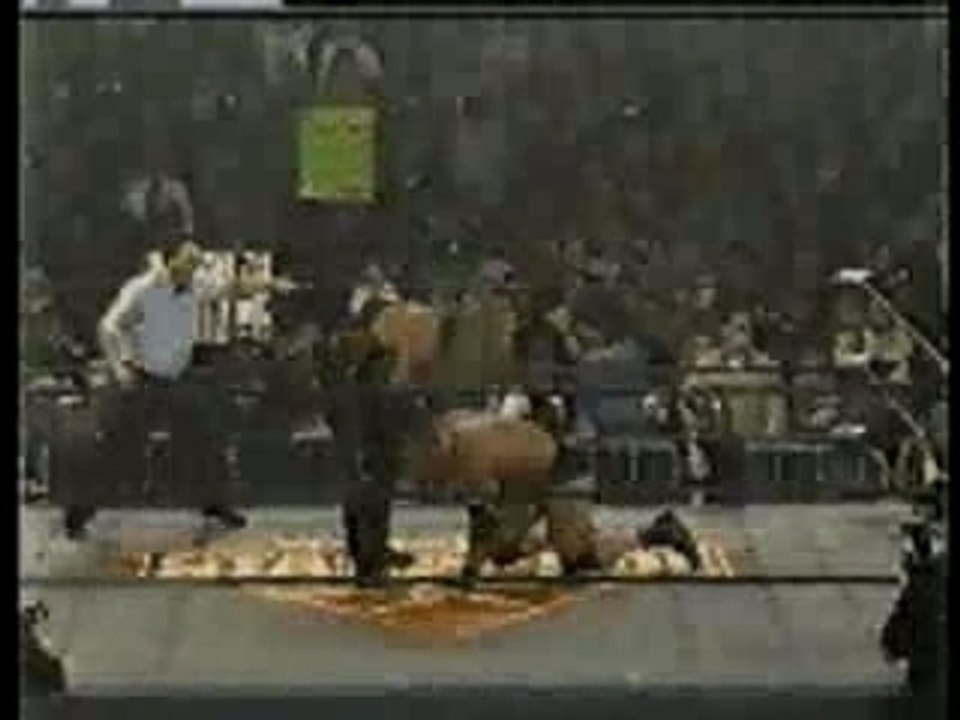 wcw goldberg loses his first match