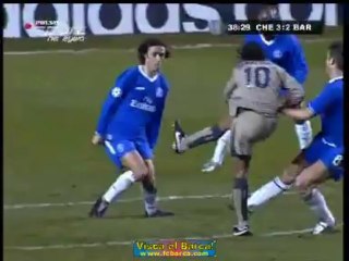 Ronaldinho v Chelsea 2004 goal 2