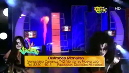 Miguelito y Jesús Soltero en su show de Kiss