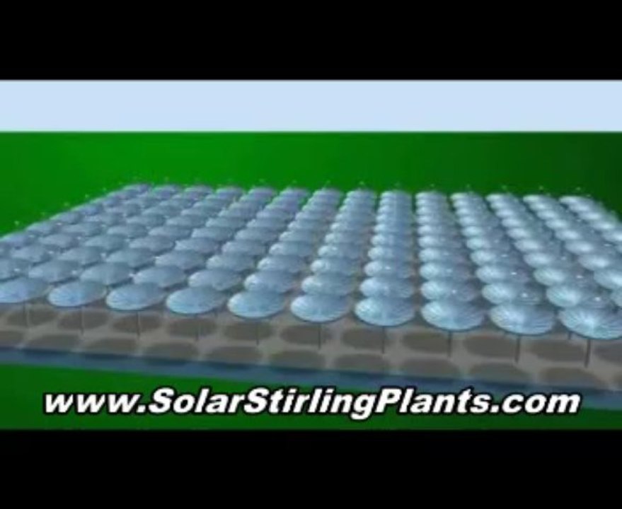 How To Create Electricity Using Solar Stirling Plant