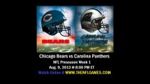 Watch Chicago Bears vs Carolina Panthers Live Stream Online 2013 NFL Preseason Game