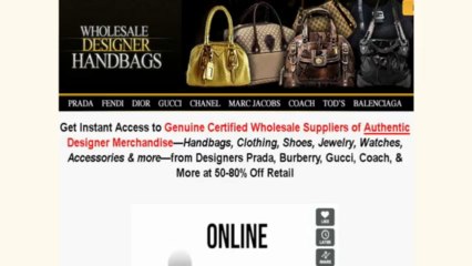 Wholesale Designer Handbag Directory