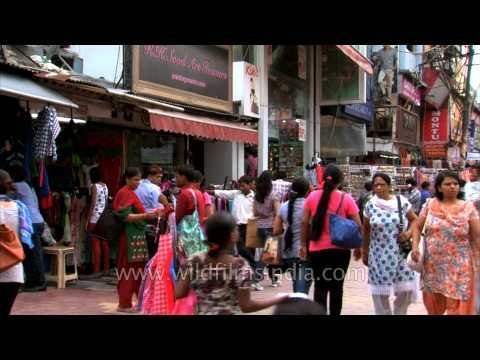Aprons for sale at Lajpat Nagar market