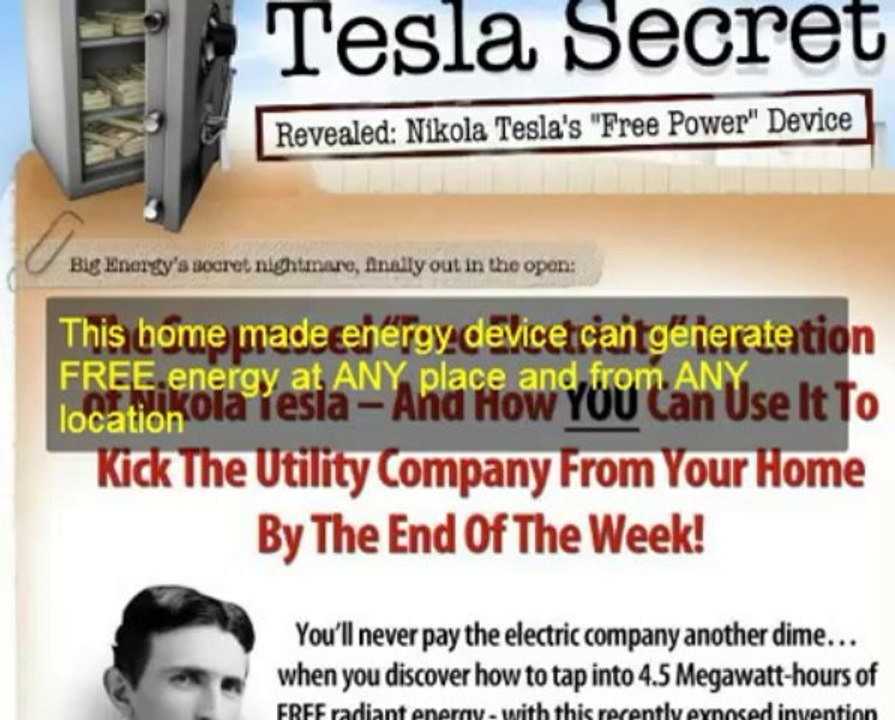 Home Made FREE Energy Device|Nikola Tesla Secret Diary|Home Made Energy Solutions
