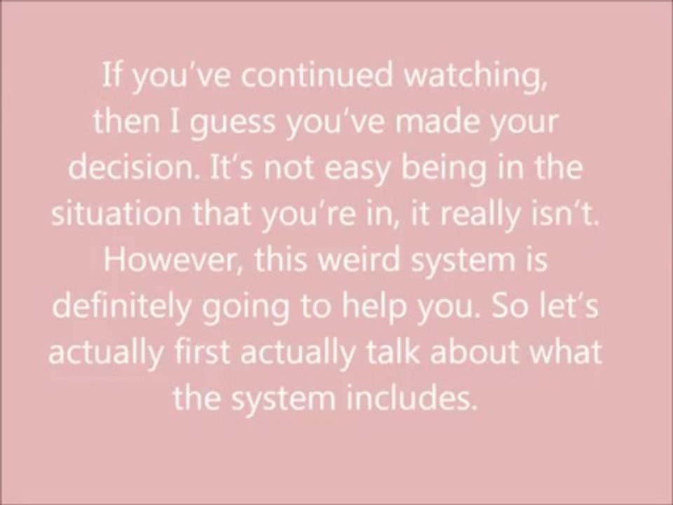Do I Contact My EX- Text Your Ex Back Review