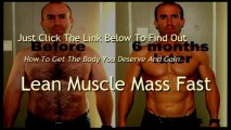 No Nonsense Muscle Building Workout Routine --Gain Lean Muscle Mass Fast