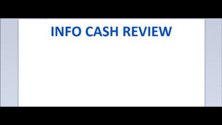 DON'T BUY Info Cash - Info Cash Review