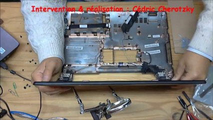 Asus X53 T réparation charnière et ventilation partie 3 sur 5