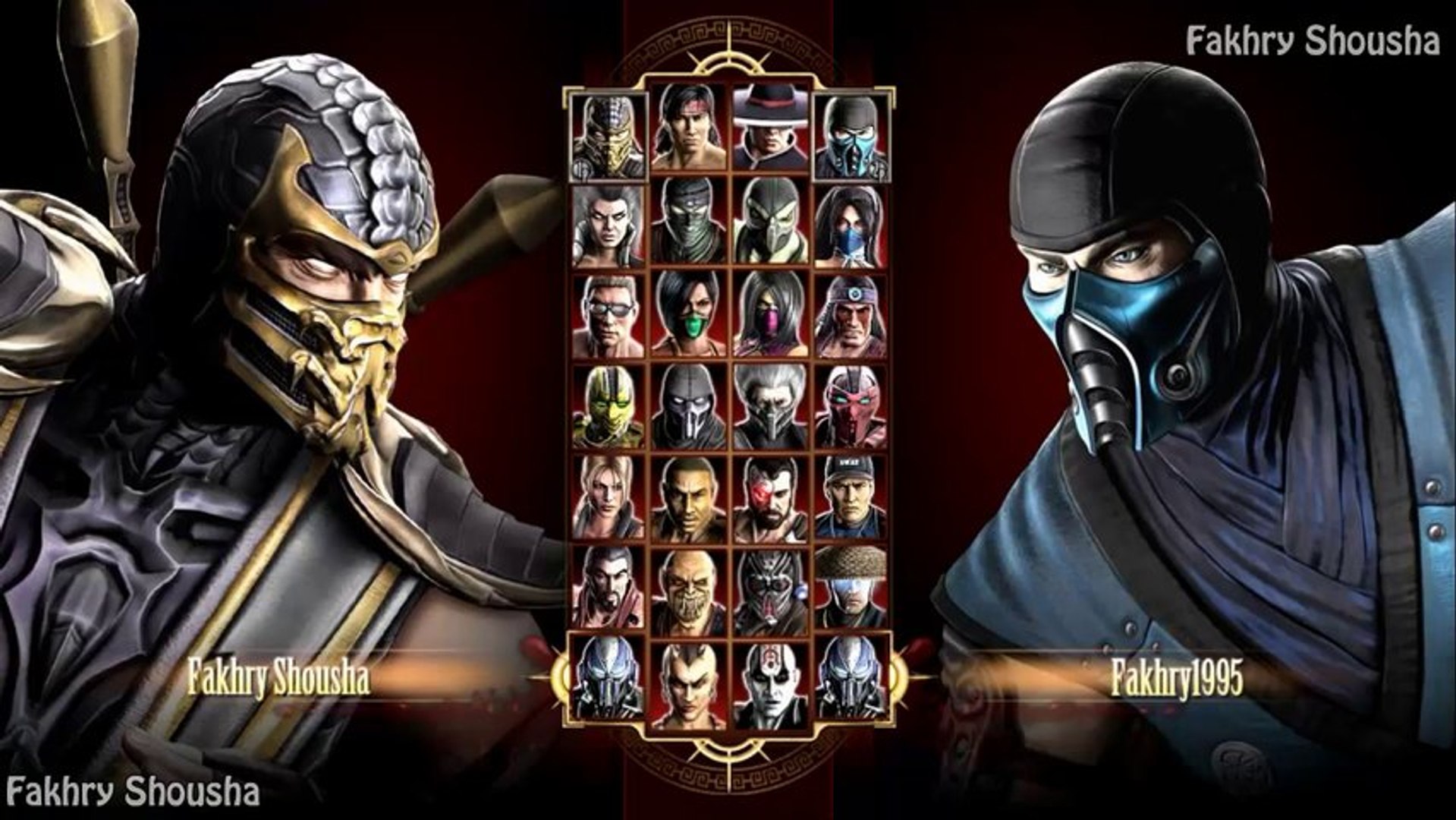 Экран мортал комбат. Mortal Kombat 9. Мортал комбат МК 9. Герои мортал комбат 9. Mortal Kombat 9 Roster.
