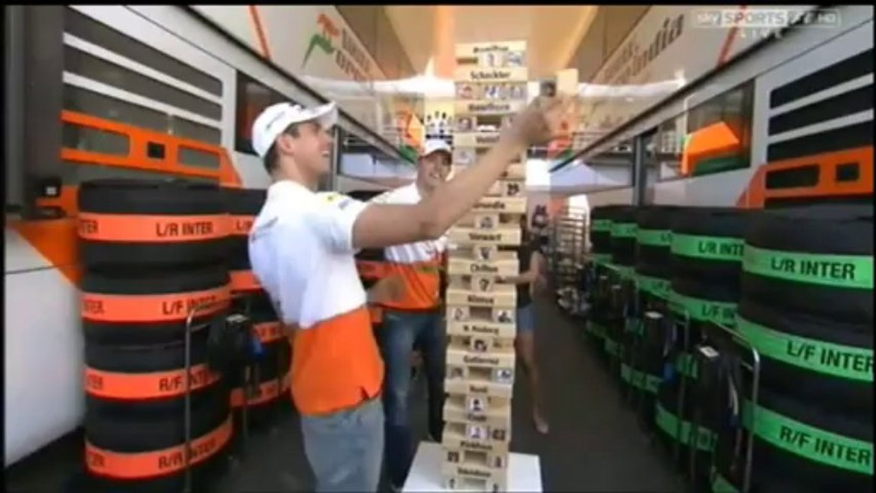 Horse Power Tower with Paul di resta & Adrian Sutil - SkyF1