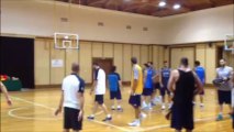 Προπόνηση Εθνικής ομάδας Μπάσκετ στο Καρπενήσι