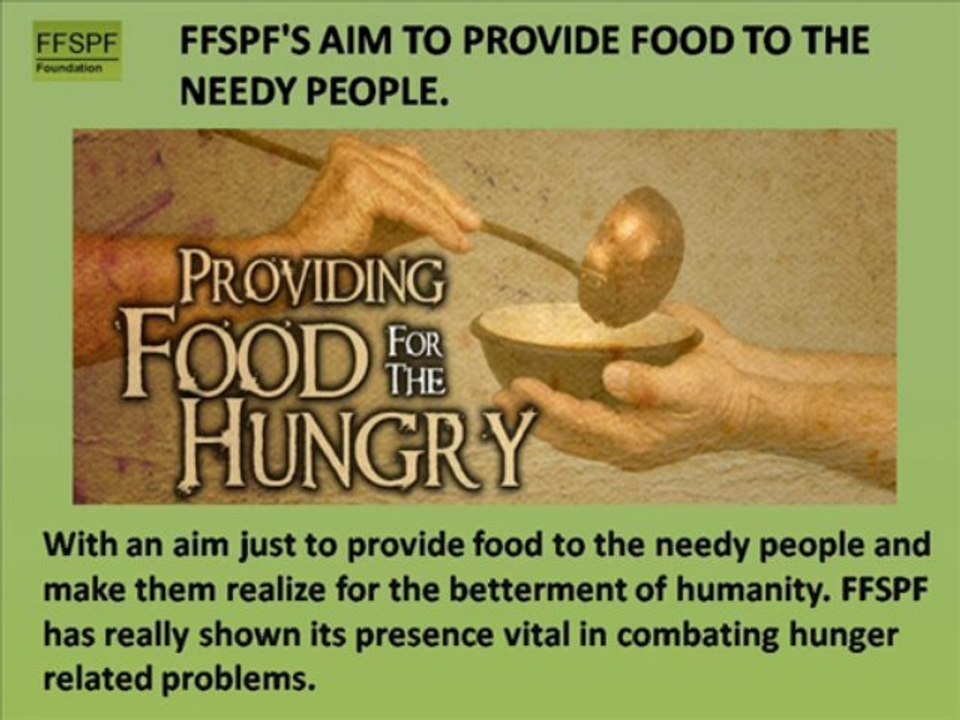 Let's Stand Together Food  for starving poor foundation with FFSPF