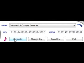 Command & Conquer Generals Keygen Codes