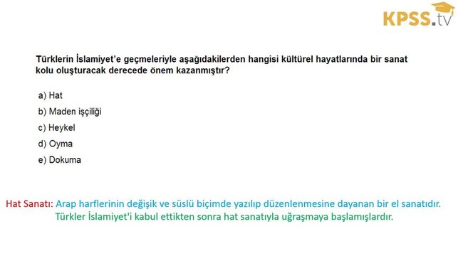 KpssTv | 2009 Kpss Lisans - Genel Kültür 2. Soru