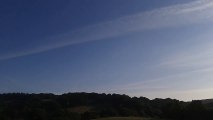 Pulvérisation dans le ciel du Morbihan en juillet 2013 - chemtrail