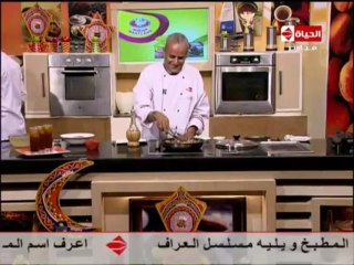 طاجن لسان العصفور باللحمة