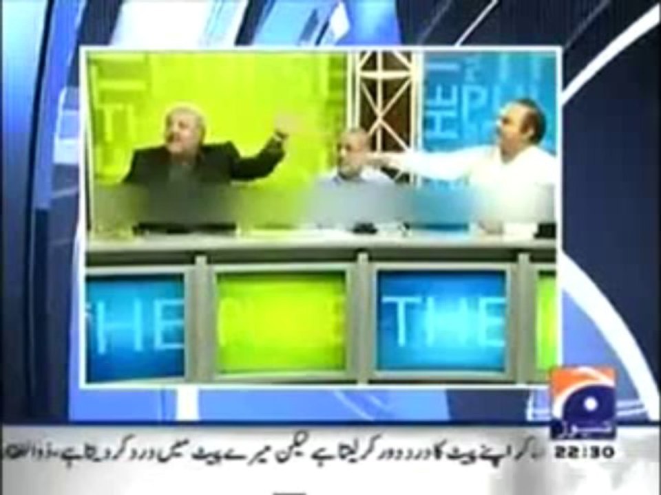 Shameless Pakistani Politicians Fights Live on TV - YouTube