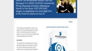 Mindzoom Affirmations Subliminal Software  #1 Converting Software