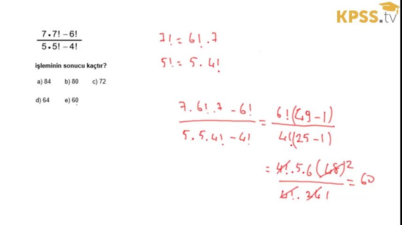KpssTv | 2012 Kpss Lisans - Genel Yetenek 34. Soru