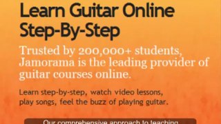 fastest way to learn guitar - jamorama beginners guitar course