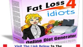 Fatloss4idiots Free Download + Fat Loss 4 Idiots Review