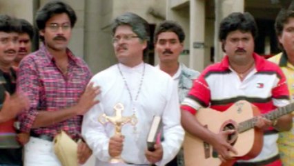 Sudhakar  with christian father  Comedy