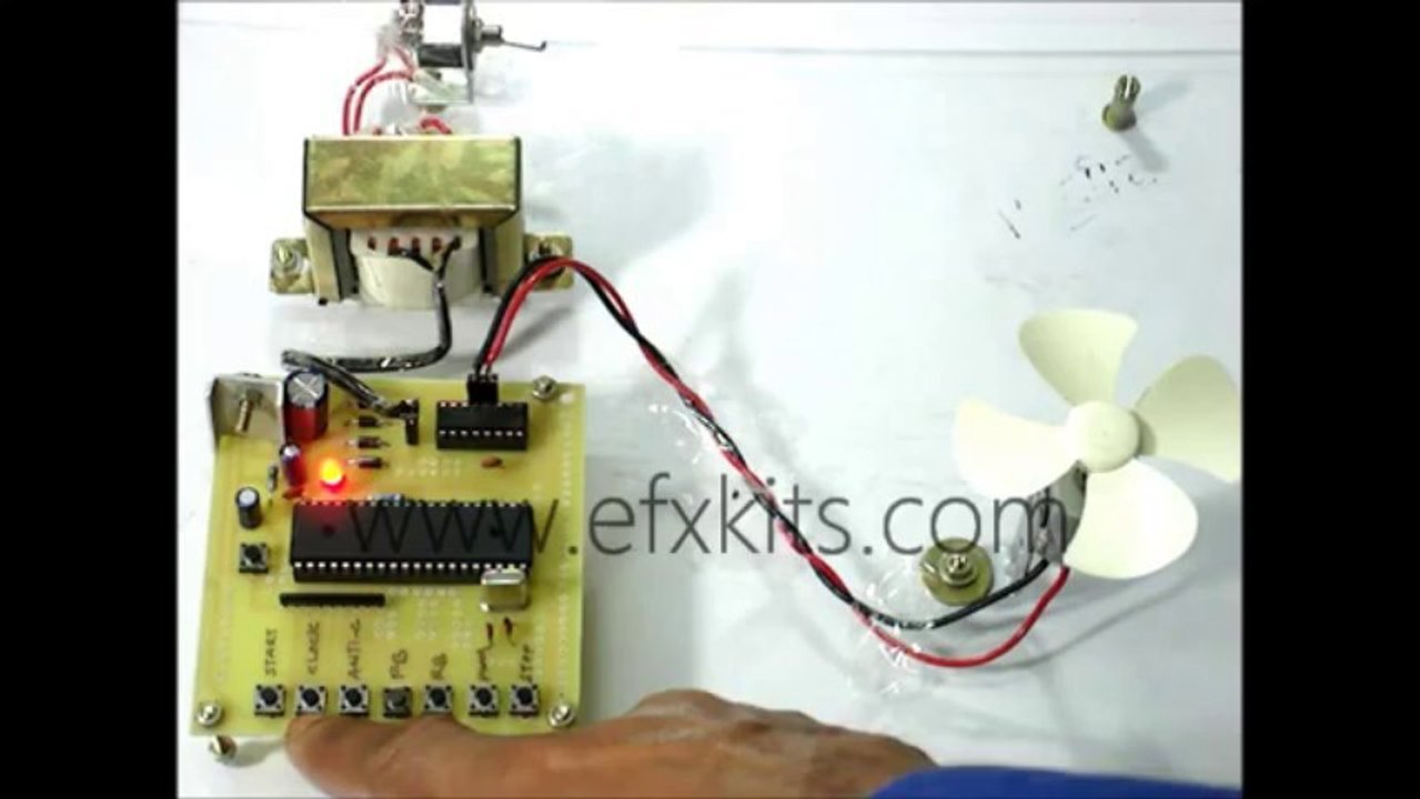 Four Quadrant DC Motor Speed Control With Microcontroller