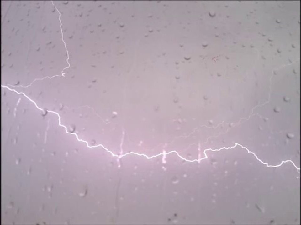 Orage impressionnant en Alsace
