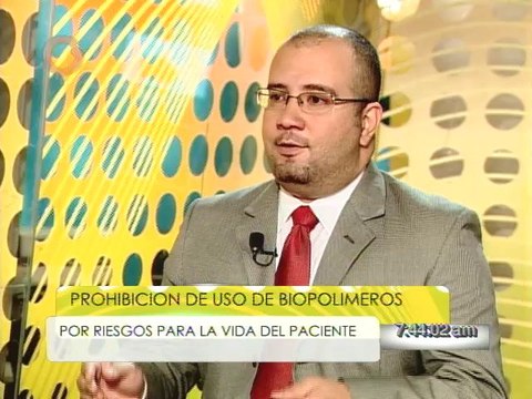 Médico microbiólogo: Los biopolímeros no se pueden aplicar sin previos estudios