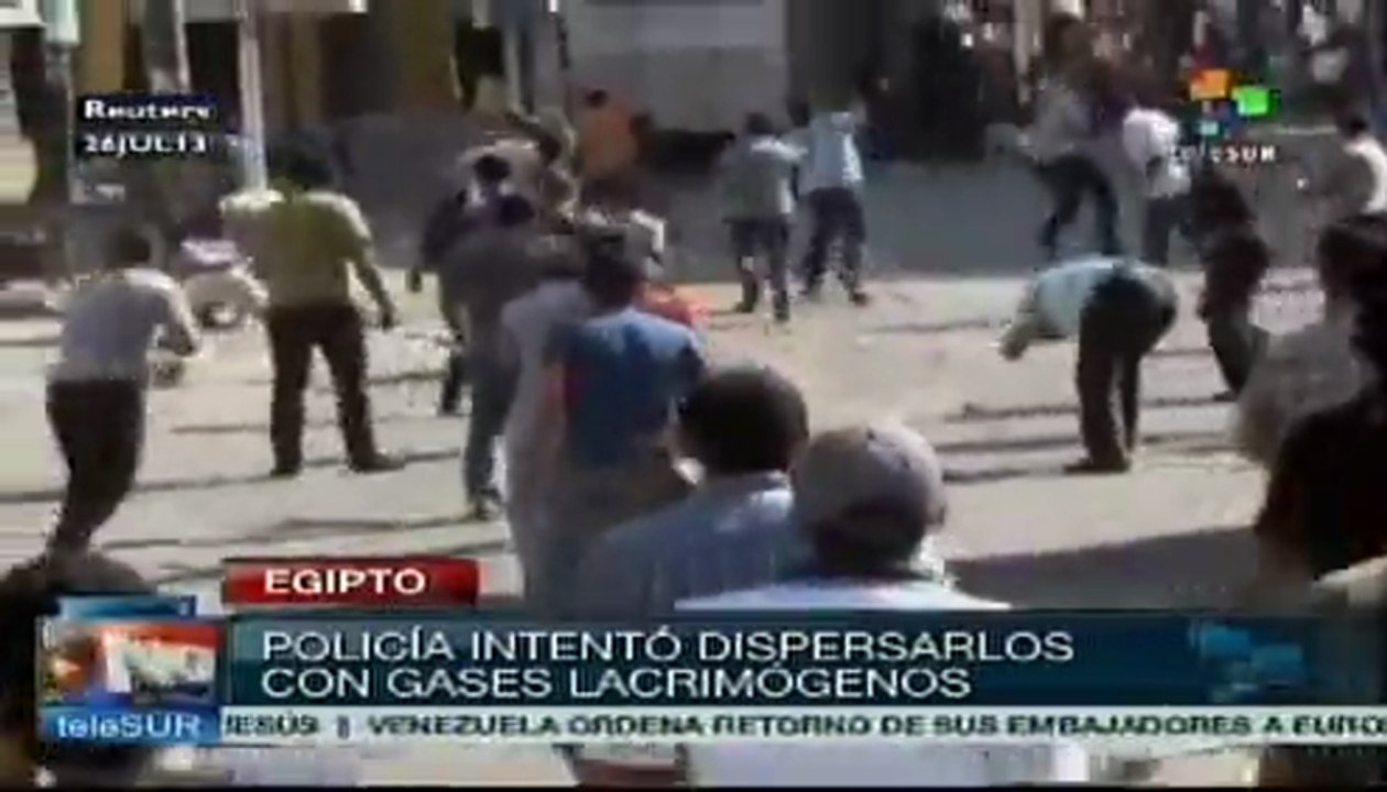 Viernes de violentas protestas en Egipto