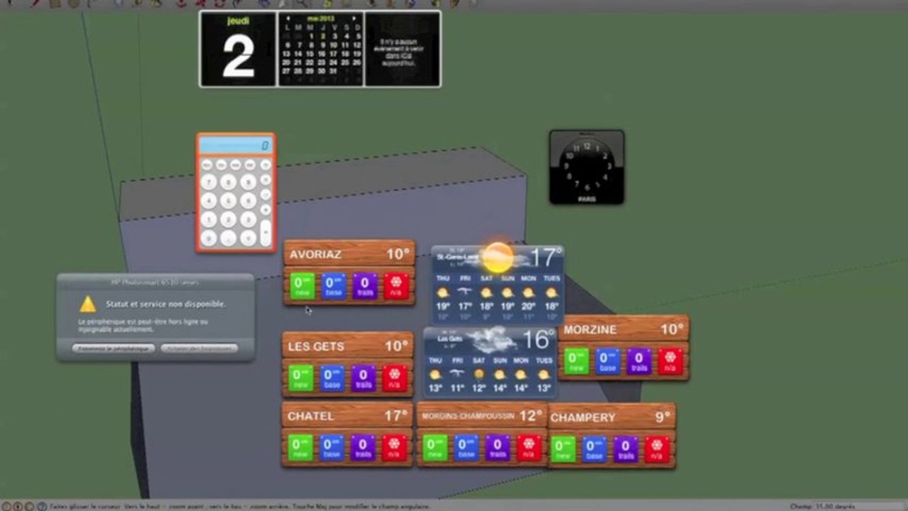 Vision du Stade de ski de Fond à Faune - Faune-Gets 2014