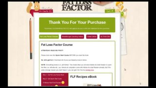 Fat Loss Factor Reviews (Inside Look)
