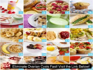 laparoscopic ovarian cyst removal natural ovarian cyst cures