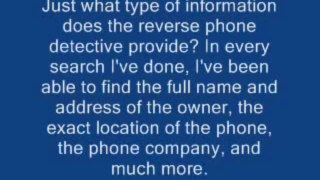 Reverse Phone Detective Review   Warning! Must SEE!   YouTube