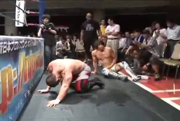 NJPW - Davey Richards vs Kota Ibsuhi