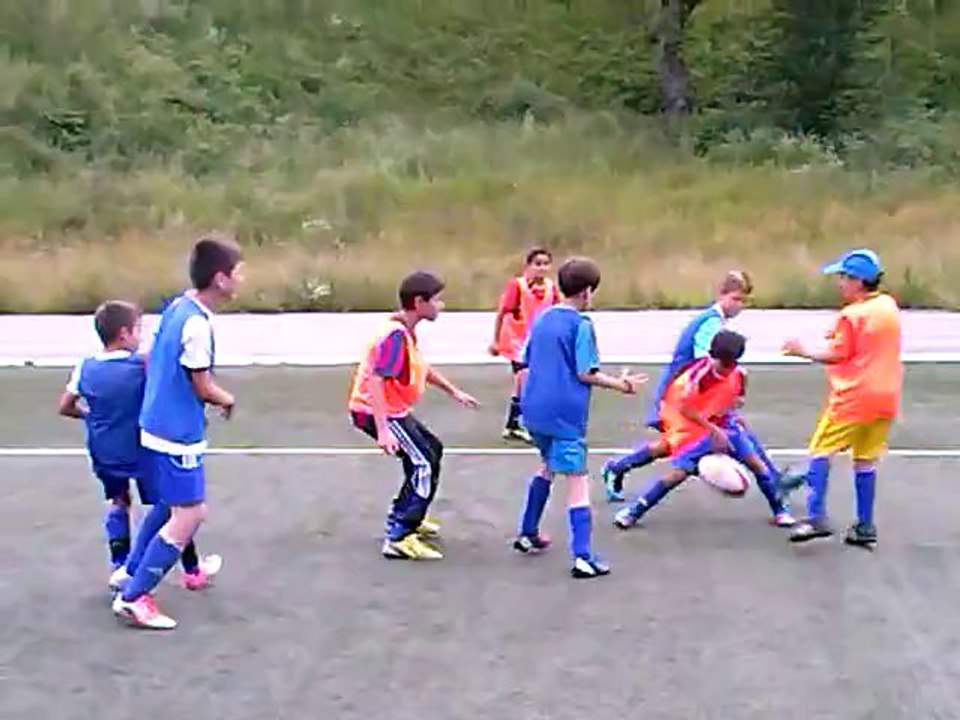 Football stage de la Tinée été 2013-  Stagiaires du Montet Bornala Club de Nice