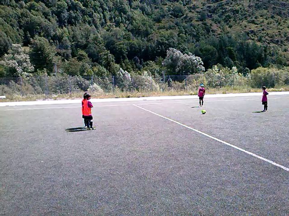 Football stage de la Tinée été 2013-  Stagiaires du Montet Bornala Club de Nice